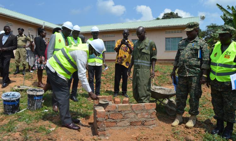 RDC handing over projects to UPDF Engneering brigade for construction FY 2023-2024