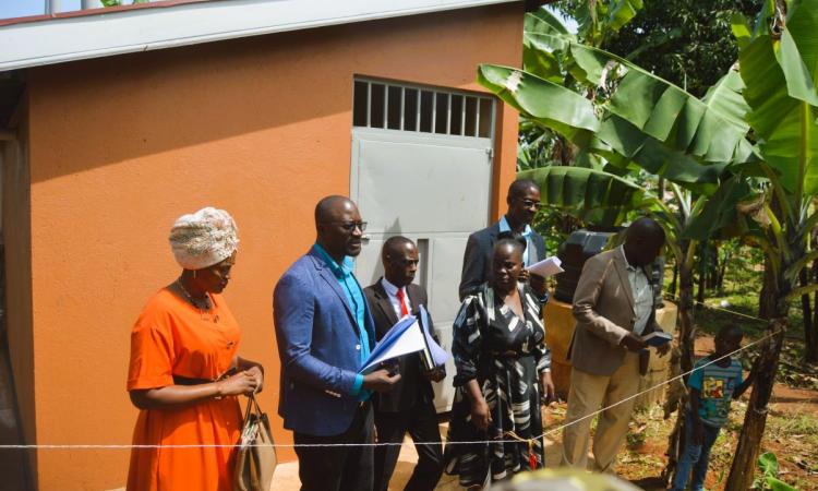 Assistant RDC Mr. Mwanje Saad commissions projects implemented by the District during FY: 2024-2025